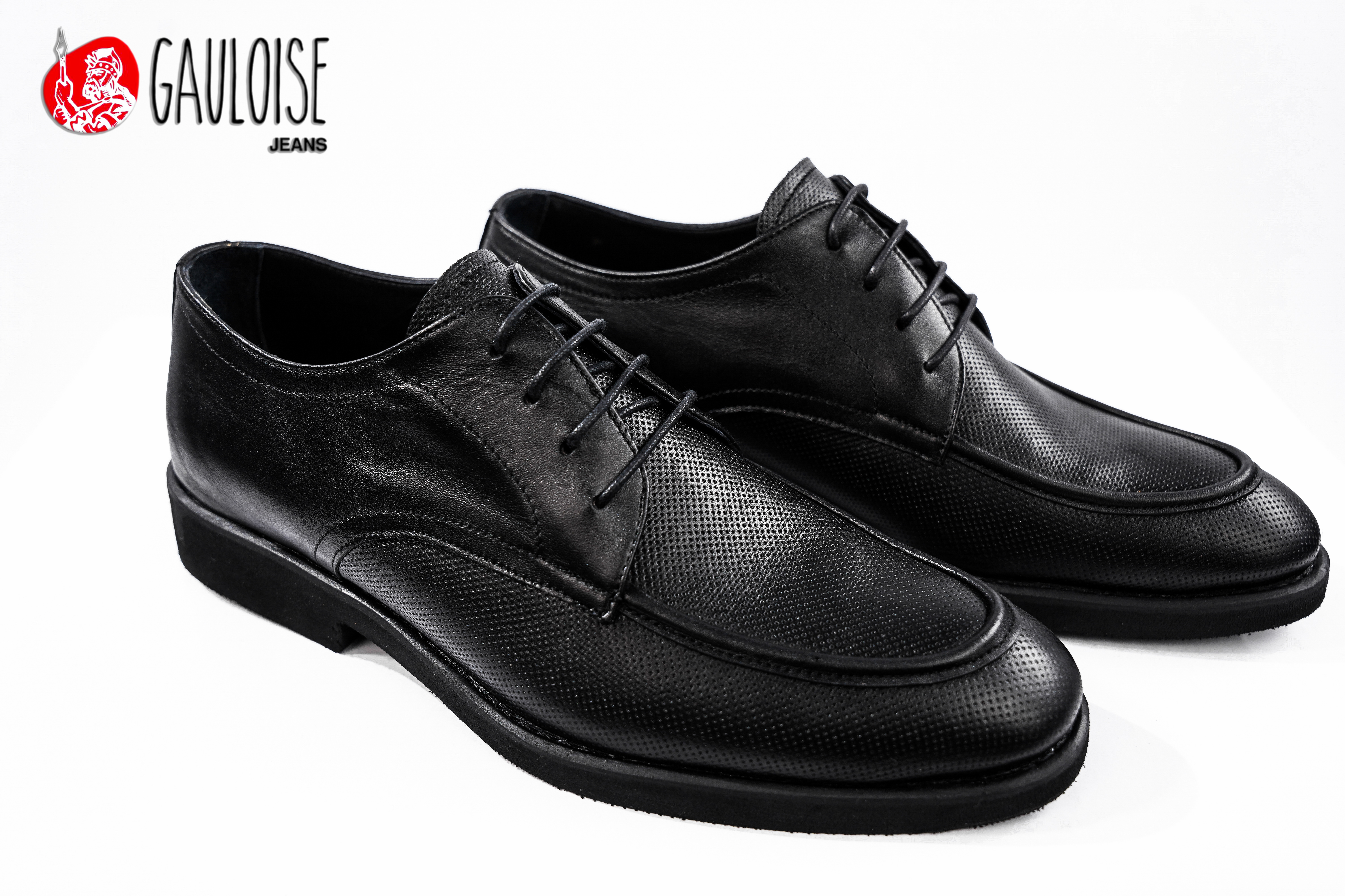 1419-Noir-3 Chaussures en cuir Gauloise Classic