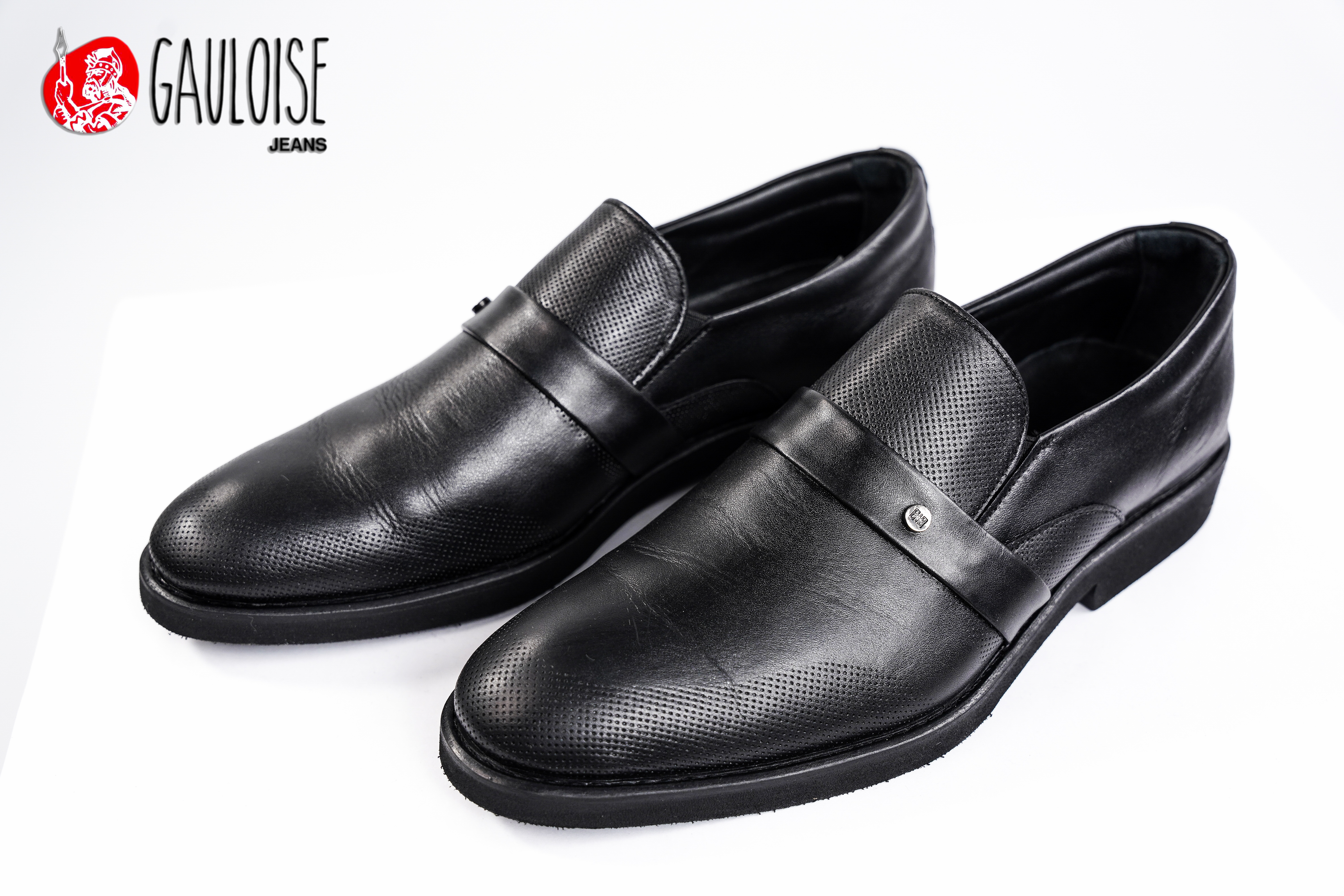 18105-Noir-1 Chaussures en cuir Gauloise Classic