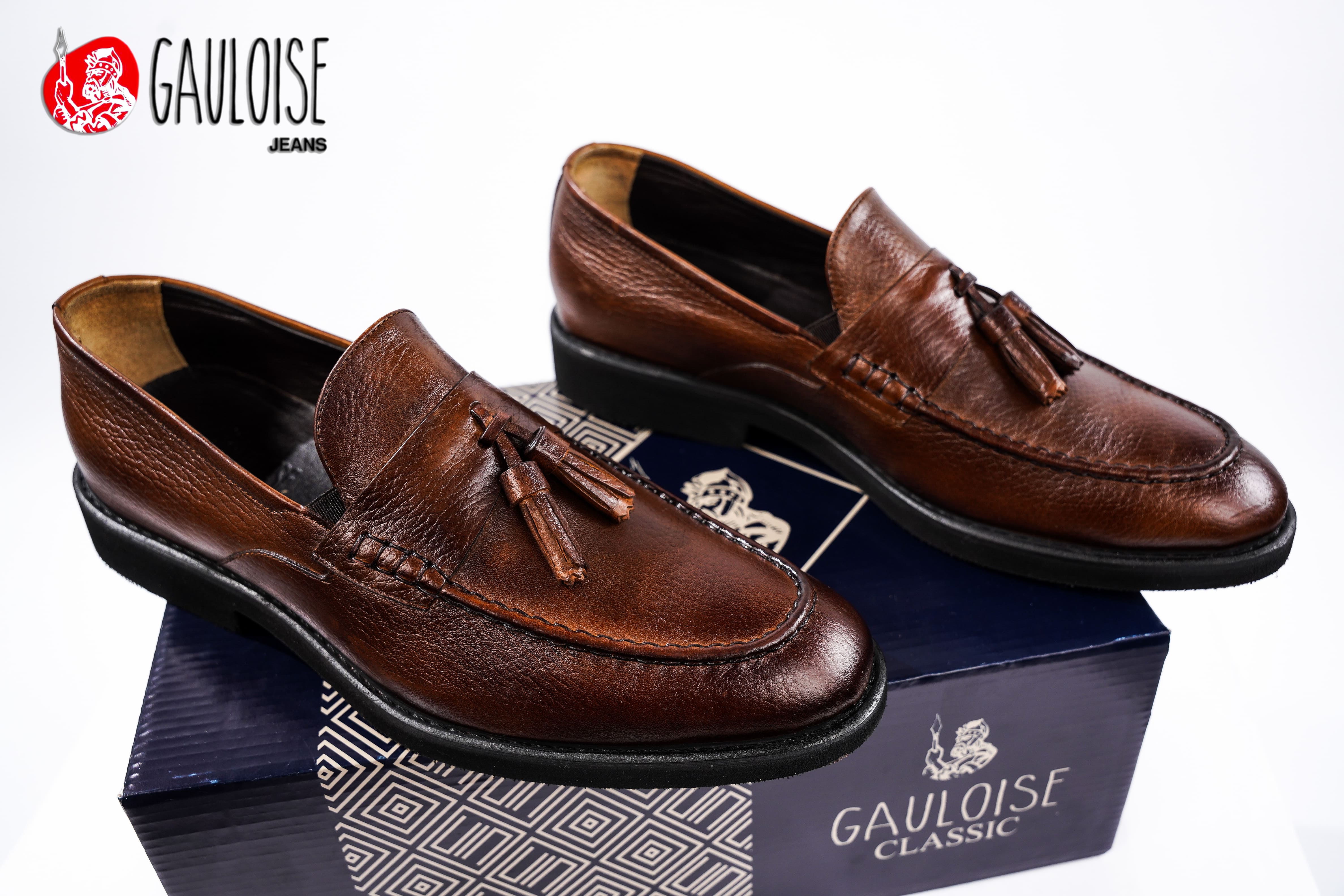 20060-Camel-1 Chaussures en cuir Gauloise Classic