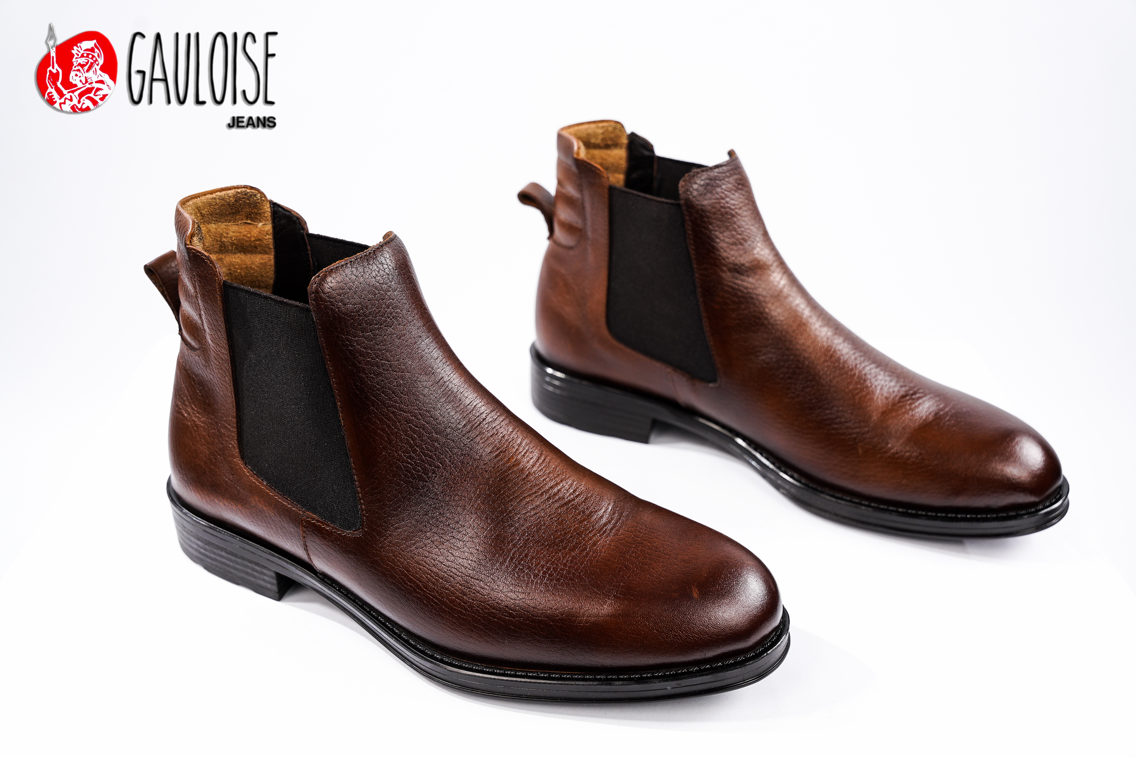 2507-Camel-5 Chaussures en cuir Gauloise Classic