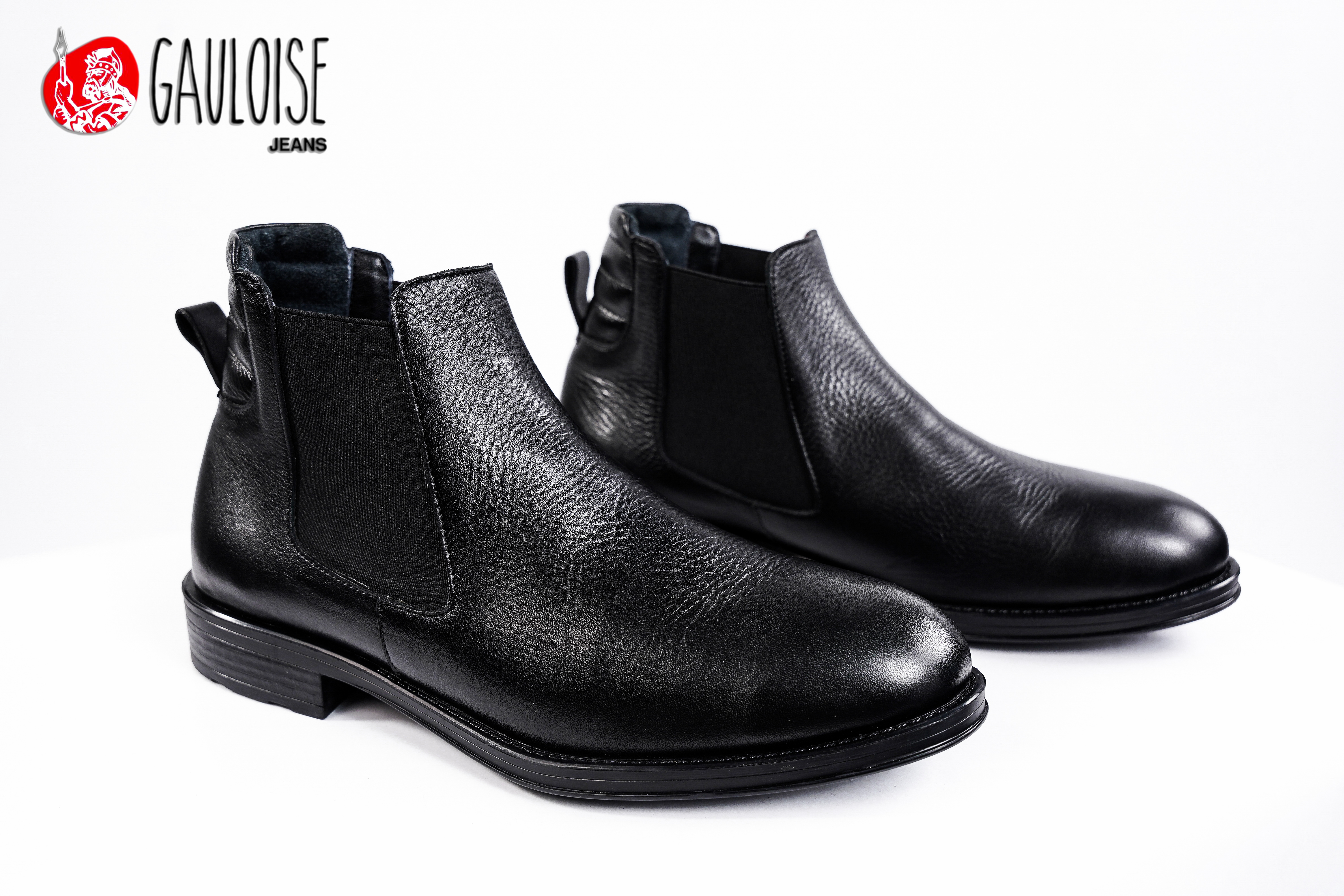 2507-Noir-1 Chaussures en cuir Gauloise Classic